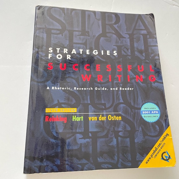 Other - sixth edition of the textbook Strategies for Successful Writing: A Rhetoric.